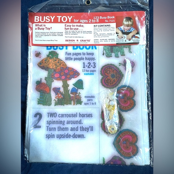 5 Vintage Unopened Kid’s Craft Projects 1970s - Picture 11 of 11